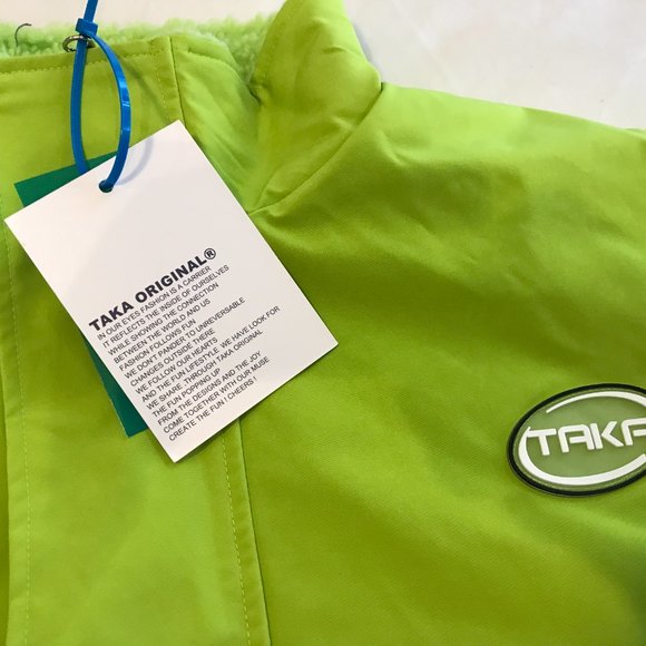 Taka Hayashi TAKA Original daisy floral fleece reversible jacket NEW! With Tags - Picture 3 of 10